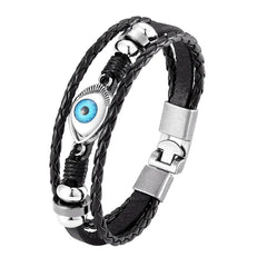 Multi-Layer Evil Eye Bracelet