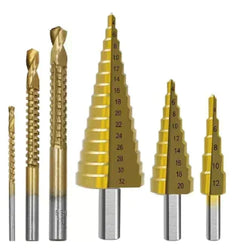 Step Drill Groove Saw Set (6 Pieces)